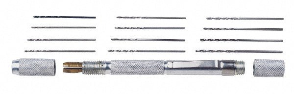 Excel Blades 70003 12 Piece 0.135" Mini Pin Vise Set