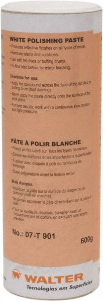 WALTER Surface Technologies 07T901 Metal Polishing White, Ultra Fine Grade