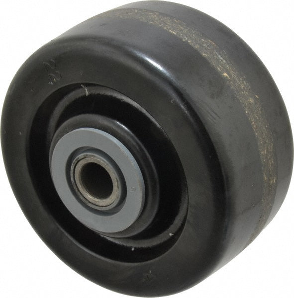 Albion TM0420112 Caster Wheel Phenolic, 4" Dia, 2" Wide, 1/2" Axle