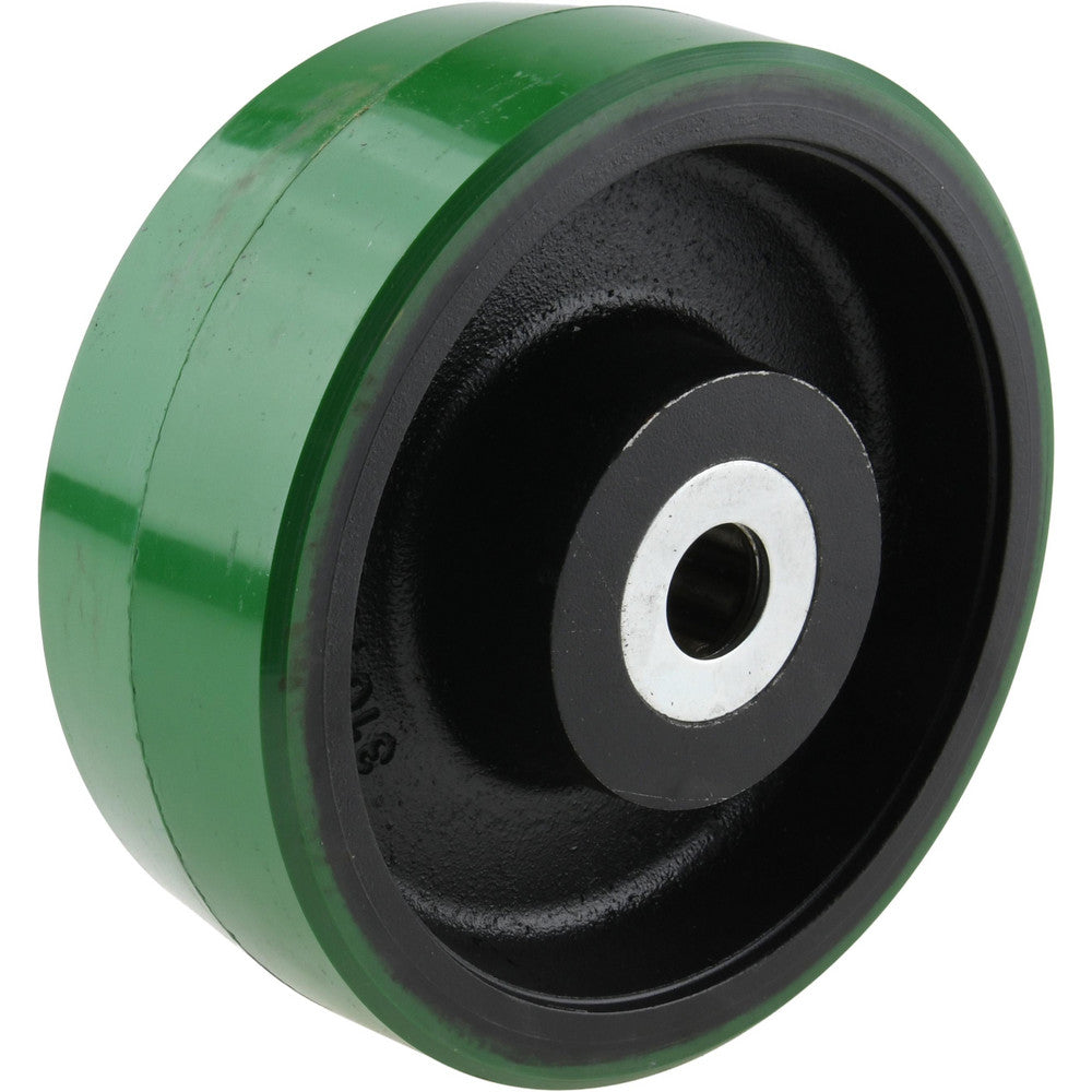 Albion PY0850116 Caster Wheel Polyurethane, 8" Dia, 3" Wide, 1" Axle