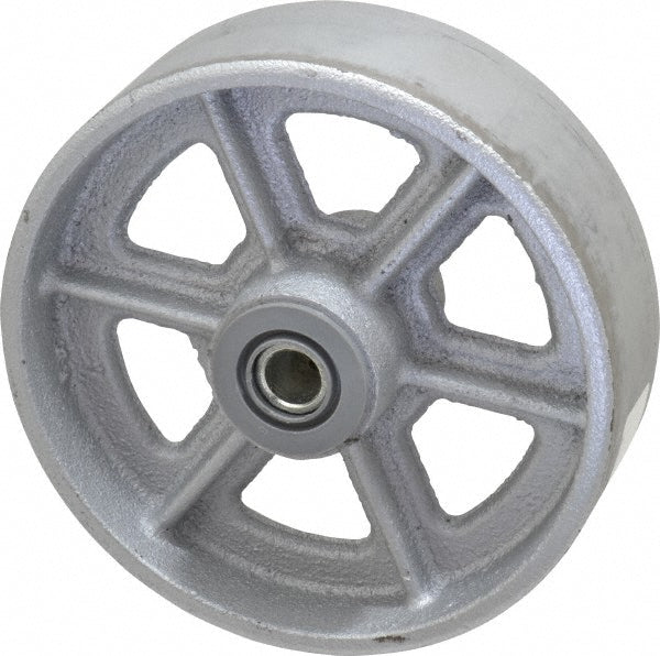 Albion CA0620112 Caster Wheel Cast Iron, 6" Dia, 2" Wide, 3/4" Axle
