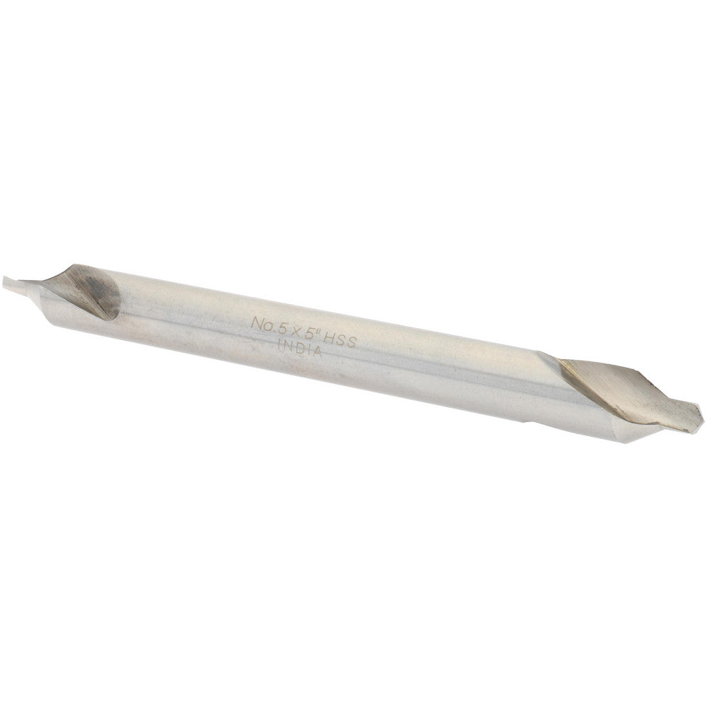 Value Collection 156400005000005 Combo Drill & Countersink #5, 7/16" Body Dia, High Speed Steel