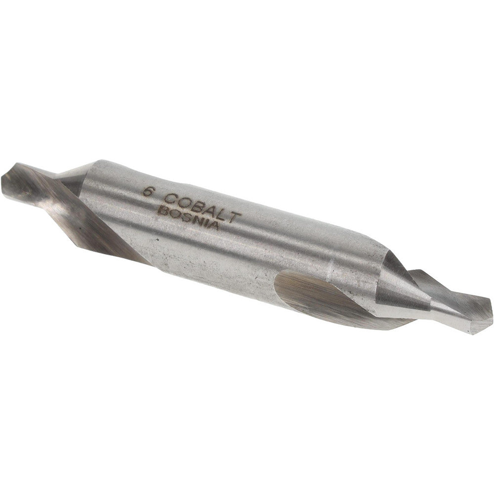 Value Collection BC04P0006 Combination Drill & Countersink #6, 1/2" Body Dia, 118 deg, Cobalt
