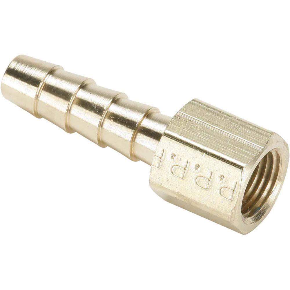 Parker 126HBL-8-8 Barbed Hose Fitting 1/2" x 1/2" ID Hose, Female Connector