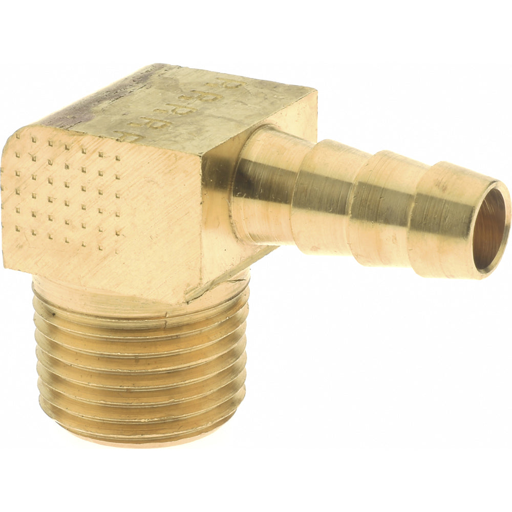 Parker 129HB-5-6 Barbed Hose Fitting 3/8" x 5/16" ID Hose, Elbow
