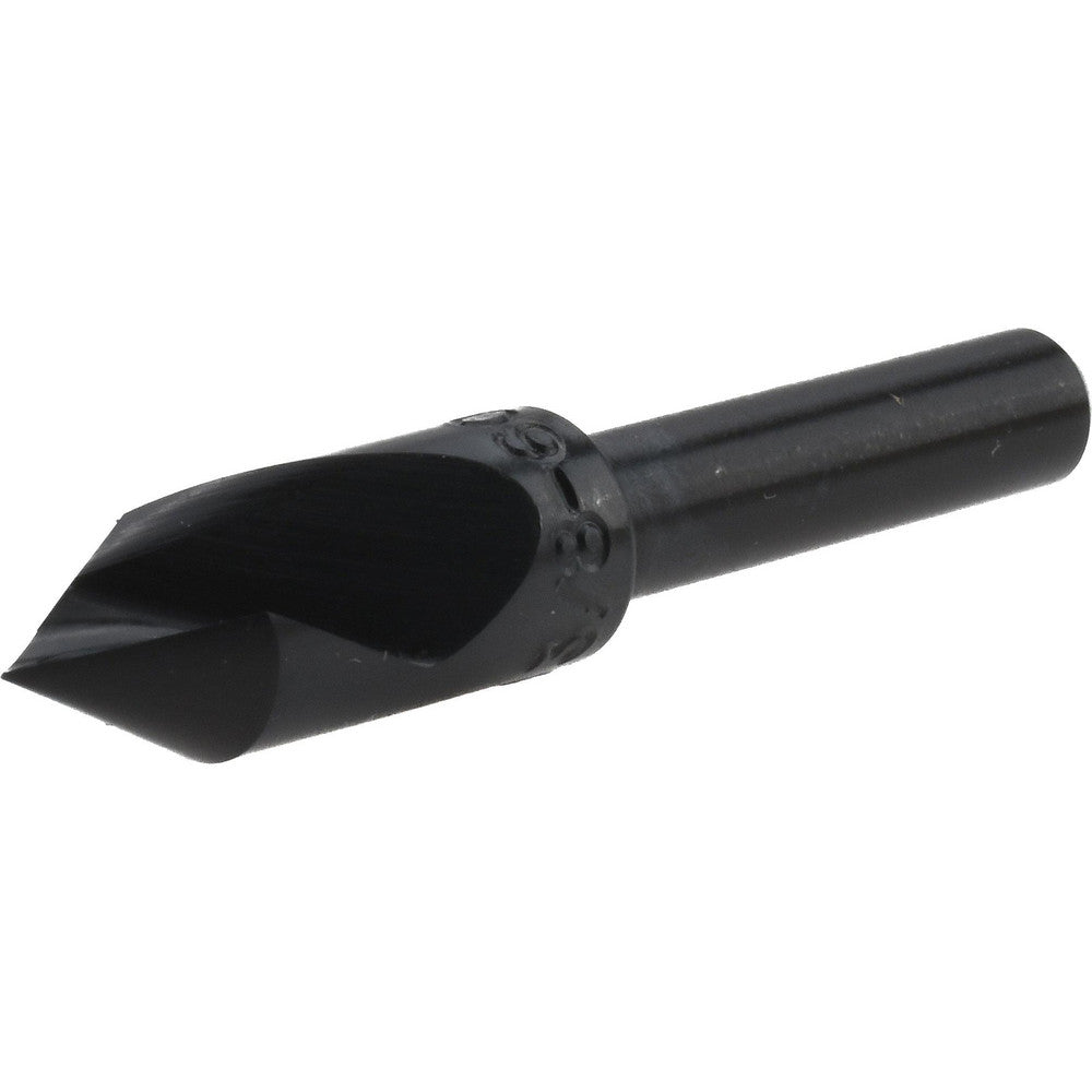 M.A. Ford 61037501 Countersink 3/8" Head Dia, 60.00 deg Included Angle, 1 Flute, High-Speed Steel, Right Hand Cut