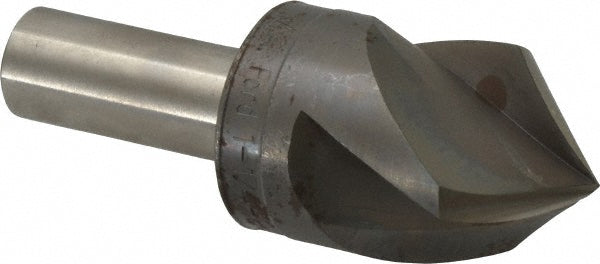 M.A. Ford 92112503 Countersink 1-1/8" Head Dia, 90.00 deg Included Angle, 3 Flute, High-Speed Steel, Right Hand Cut