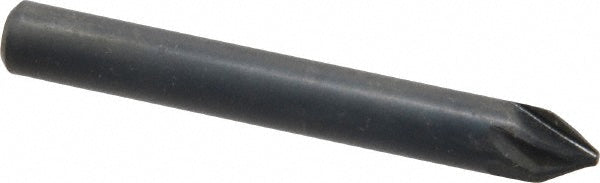 M.A. Ford 79025001 Countersink 1/4" Head Dia, 60.00 deg Included Angle, 6 Flute, High-Speed Steel, Right Hand Cut