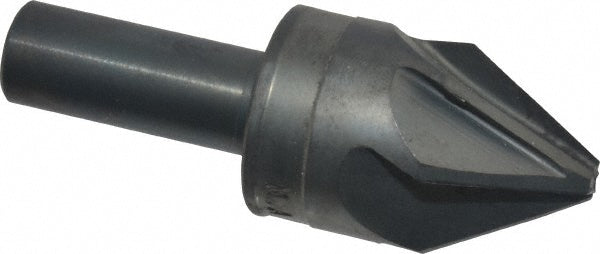 M.A. Ford 79100001 Countersink 1" Head Dia, 60.00 deg Included Angle, 6 Flute, High-Speed Steel, Right Hand Cut