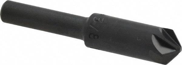M.A. Ford 79037504 Countersink 3/8" Head Dia, 100.00 deg Included Angle, 6 Flute, High-Speed Steel, Right Hand Cut