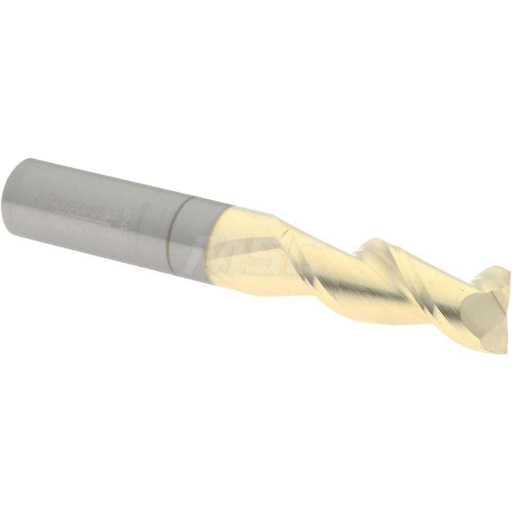 Accupro 313189 Square End Mill 3/8" Dia, 1" LOC, 2 Flute, Solid Carbide
