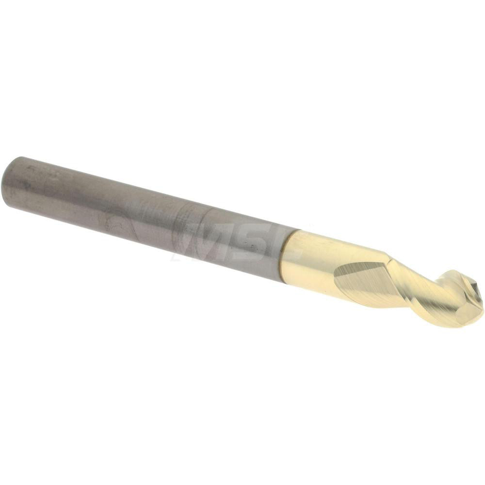 Accupro 313588 Ball End Mill 1/4" Dia, 3/8" LOC, 2 Flute, Solid Carbide