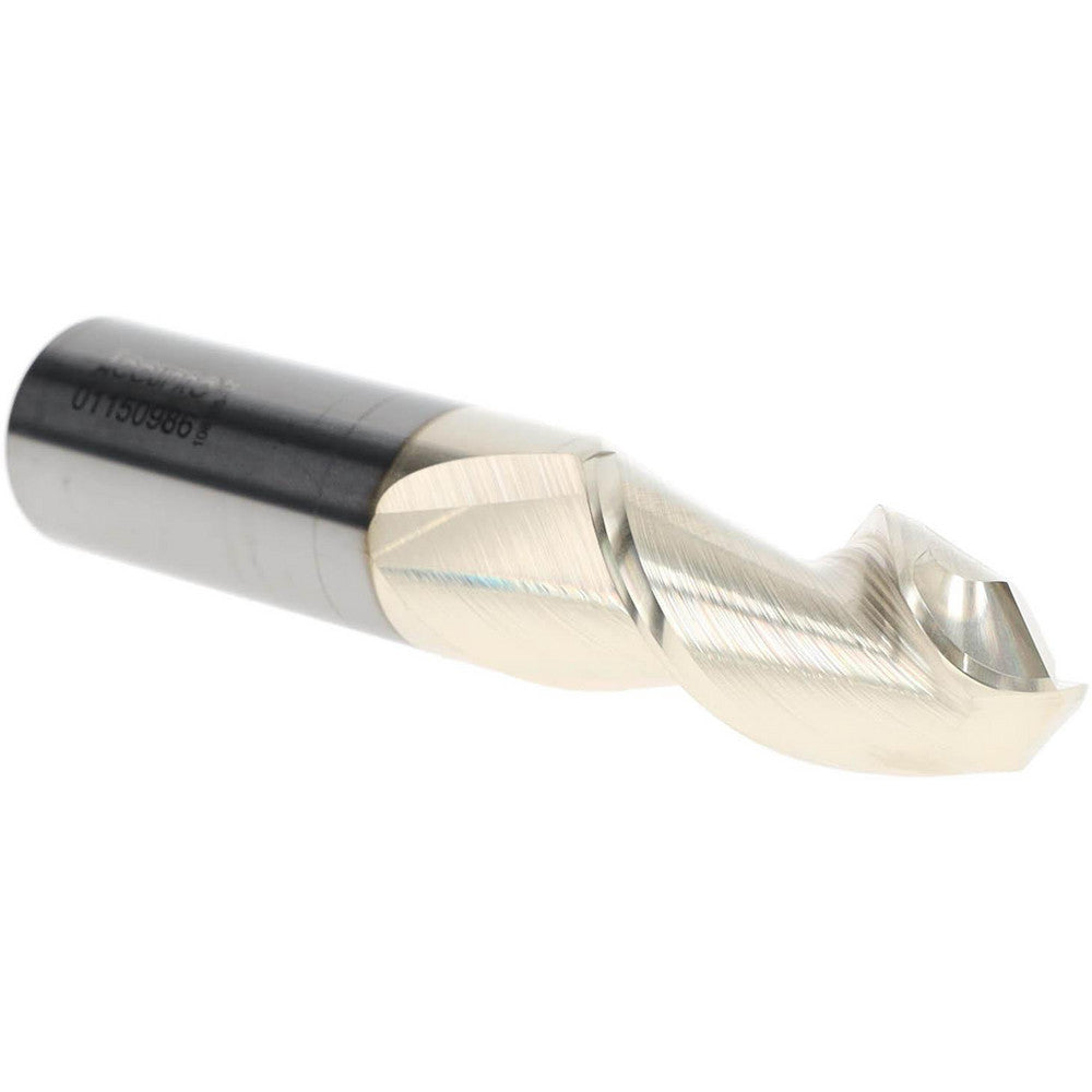 Accupro 313707 Ball End Mill 3/4" Dia, 1-5/8" LOC, 2 Flute, Solid Carbide