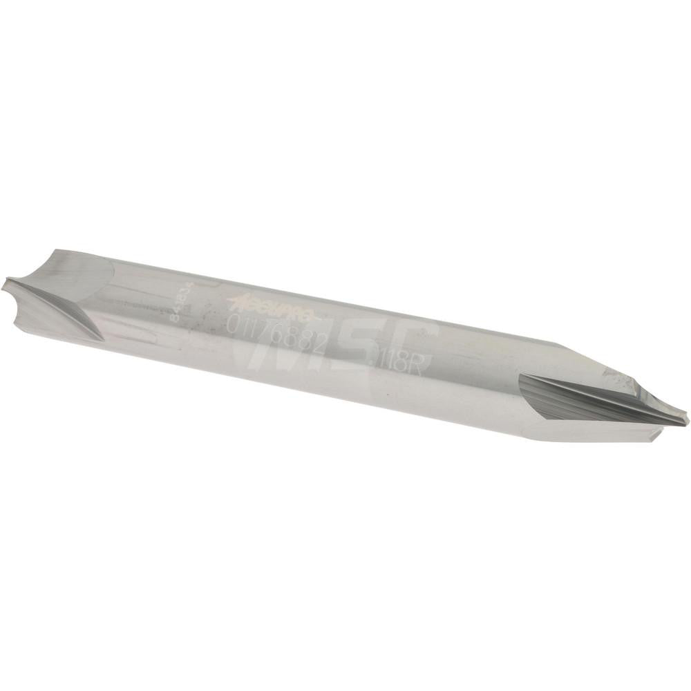 Accupro 01176882 Corner Rounding End Mill 0.11 mm Radius, 5/16" Dia, 2 Flutes, Solid Carbide