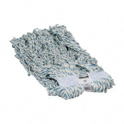 Rubbermaid FGA41306WH00 Wet Mop Loop Side Loading, Large, White Mop, Blended Fiber