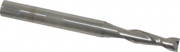 OSG 402-1562 Square End Mill 5/32'' Dia, 9/16'' LOC, 3/16'' Shank Dia, 2'' OAL, 2 Flutes, Solid Carbide