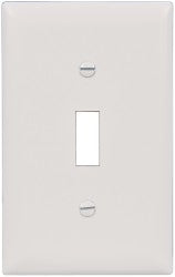 Pass & Seymour TP1W 1 Gang, 4-11/16 Inch Long x 2-15/16 Inch Wide, Standard Switch Plate