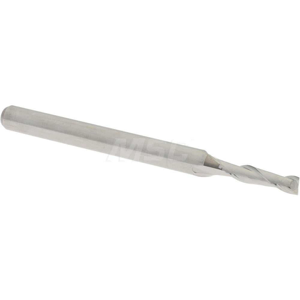 Accupro 01216357 Square End Mill 0.0787'' Dia, 0.315'' LOC, 2 Flutes, Solid Carbide