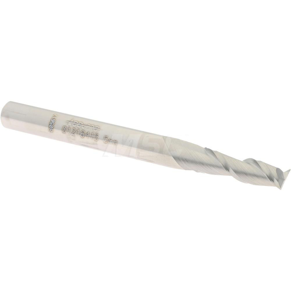 Accupro 01216415 Square End Mill 0.1969'' Dia, 0.6299'' LOC, 2 Flutes, Solid Carbide