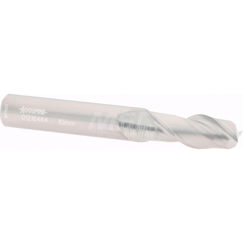 Accupro 01216464 Square End Mill 0.3937'' Dia, 0.9843'' LOC, 2-3/4'' OAL, 2 Flutes, Solid Carbide