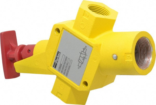 Parker LV8NAB Manually Operated Valve 1" NPT Inlet, Safety Lockout, Handle Actuated