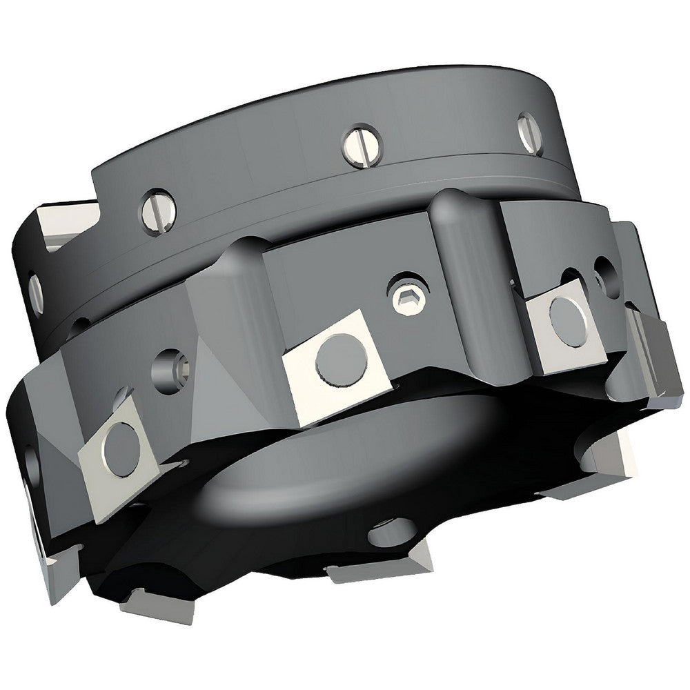 Kennametal 2235053 2-1/2" Cut Diam, 3/4" Arbor Hole Diam, 0.394" Max Depth, Indexable Square-Shoulder Face Mill