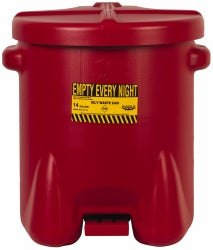 Eagle 937FL 14 Gallon Capacity, Polyethylene Oily Waste Can