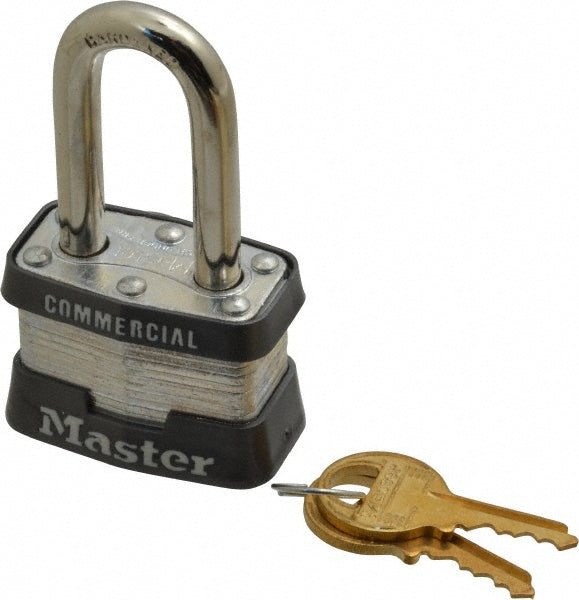 Master Lock 3KALF-3753 Padlock Laminated Steel, Keyed Alike, 1-9/16" Wide