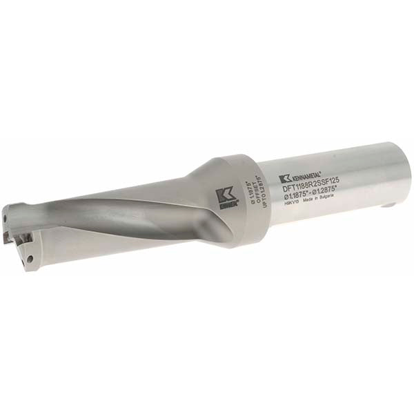 Kennametal 1528345 76.2mm Max Drill Depth, 2.5xD, 30.2mm Diam, Indexable Insert Drill