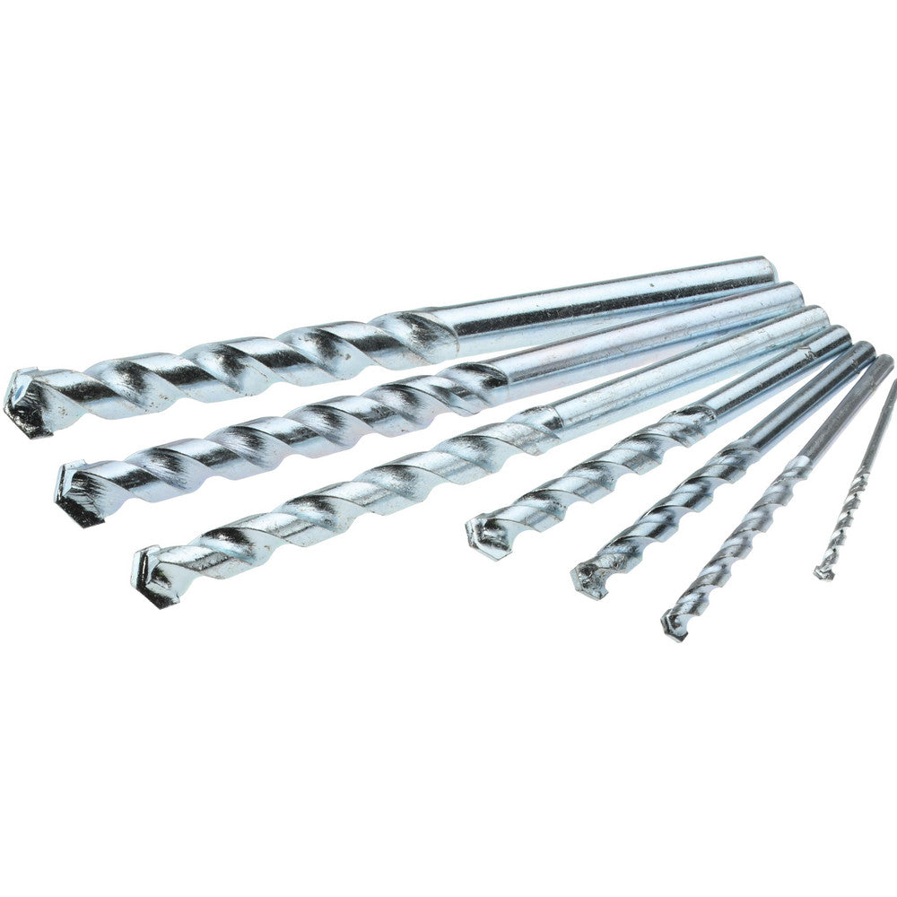 Value Collection CT891S-7 Drill Bit Set Hammer Drill Bits, 7 Pc, 118 °, Carbide Tipped
