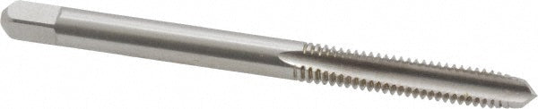 Kennametal 4131498 Straight Flute Tap #8-32 UNC, 2 Flute, Plug Chamfer, 3B Class of Fit, High-Speed Steel, Bright/Uncoated Finish