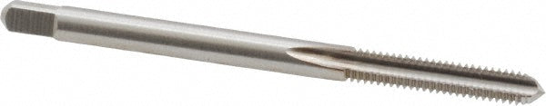 Kennametal 1541574 Straight Flute Tap #6-40 UNF, 3 Flute, Bottoming Chamfer, 2B & 3B Class of Fit, High-Speed Steel, Bright/Uncoated Finish