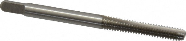 Kennametal 1541500 Straight Flute Tap #8-32 UNC, 2 Flute, Bottoming Chamfer, 2B Class of Fit, High-Speed Steel, Bright/Uncoated Finish