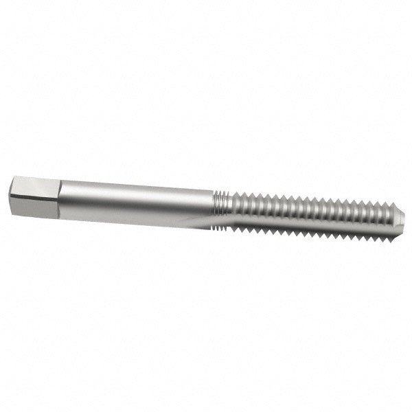 Kennametal 1542493 Straight Flute Tap 5/16-18 UNC, 2 Flute, Bottoming Chamfer, 3B Class of Fit, High-Speed Steel, Bright/Uncoated Finish