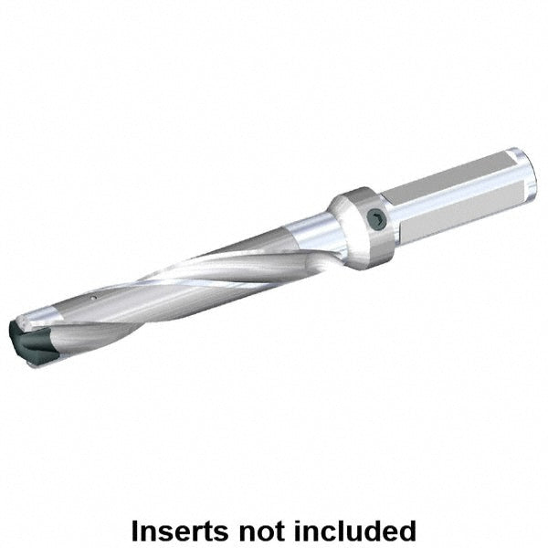Kennametal 1505191 Replaceable-Tip Drill 28.58 to 29.08 mm Dia, 150 mm Max Depth, 31.75 mm Weldon Flat Shank