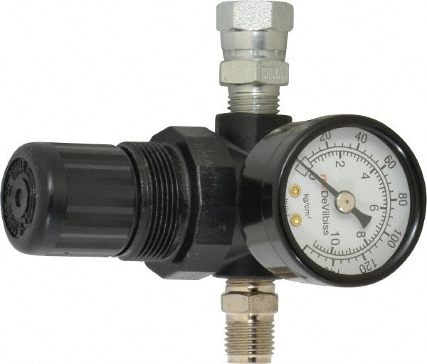DeVilbiss HARG-510 Paint Sprayer Air Regulator & Gauge