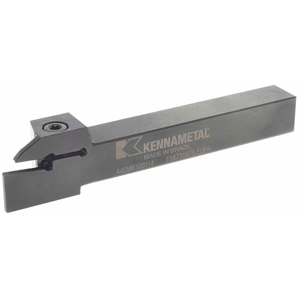 Kennametal 1953177 Indexable Grooving-Cutoff Toolholder A4SMR100314, 3 mm Min Groove Width, 14 mm Max Depth of Cut, Right Hand
