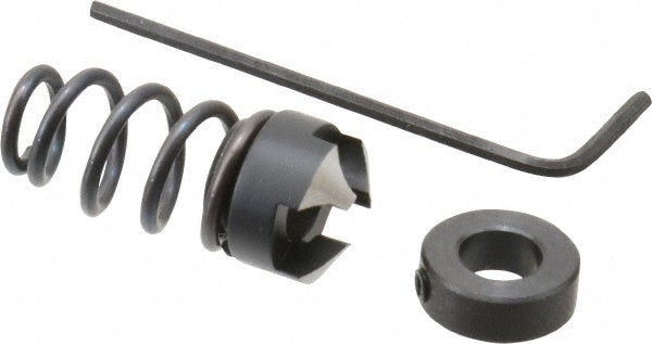 Burr-Bit TBB-00021150 1/4" Tap Compatibility, 11/64" Collar Thickness, 3/4" Compressed Length, 3 Tap Flutes, Deburring Tap Attachment
