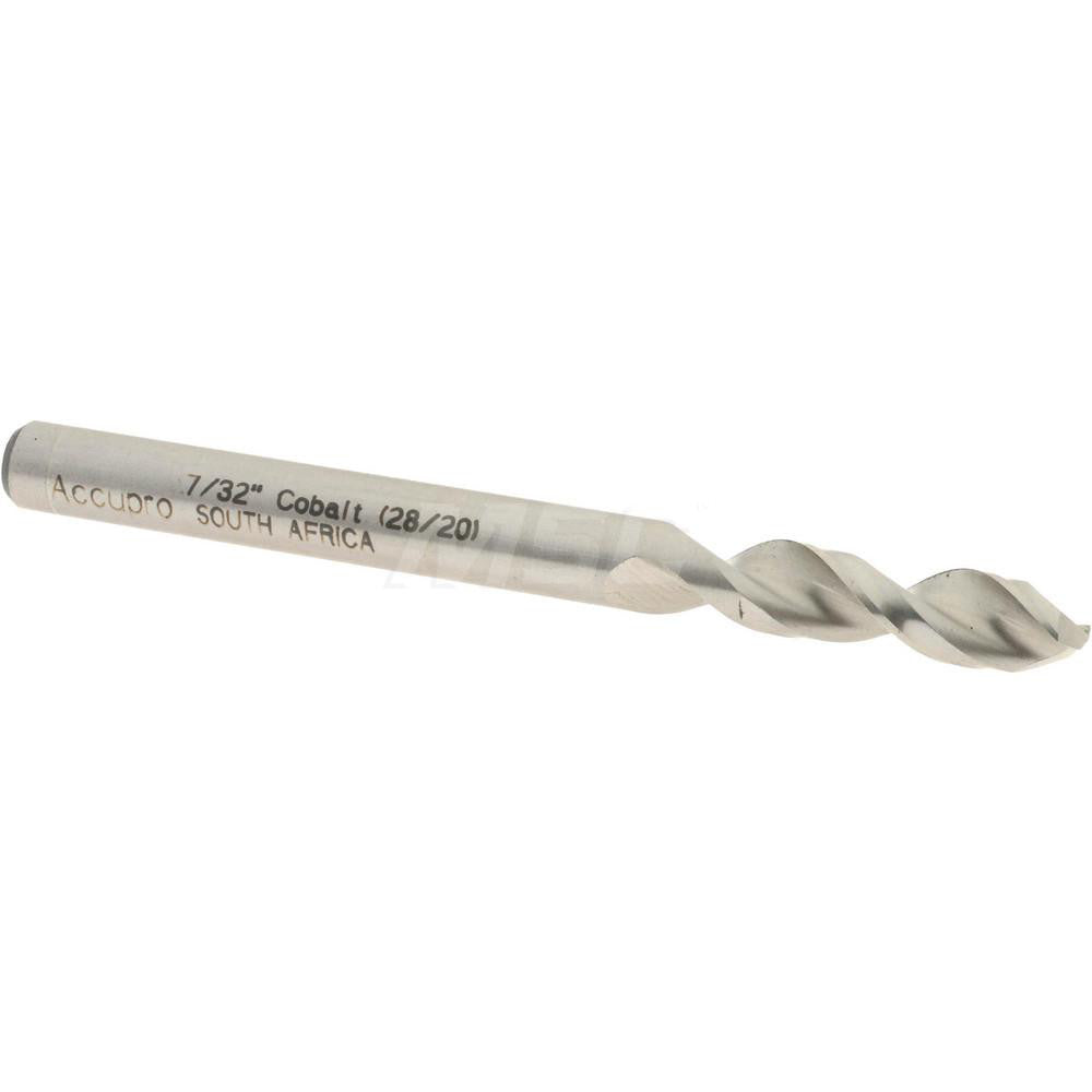 Accupro 1630556-AC Screw Machine Length Drill Bit 7/32" Dia, 130 ° Point, Cobalt