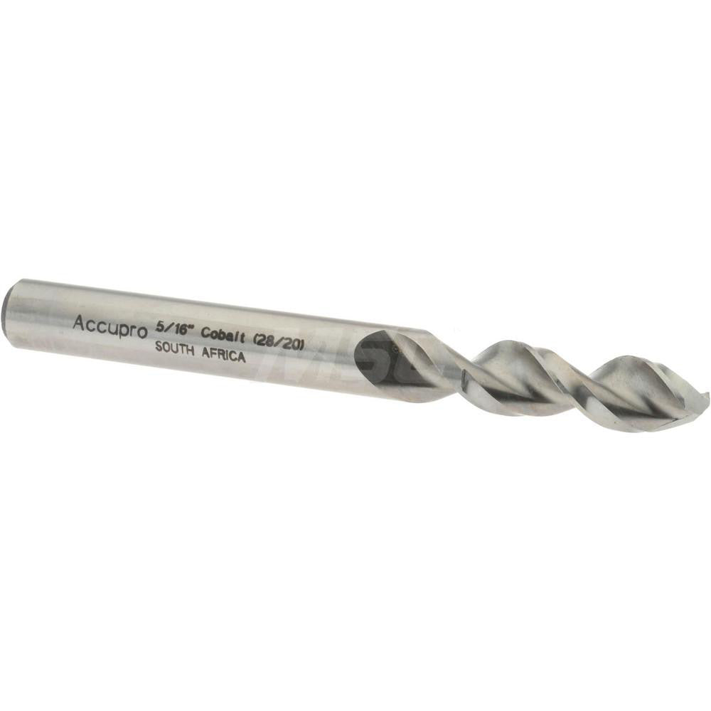 Accupro 1630794-AC Screw Machine Length Drill Bit 0.3125" Dia, 130 °, Cobalt