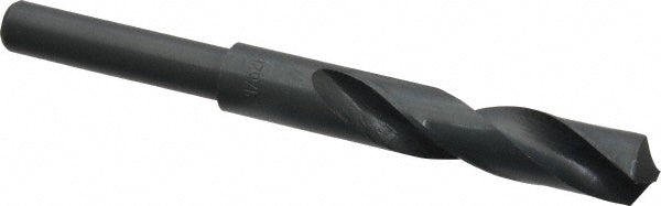 Value Collection 01340421 Reduced Shank Drill Bit 21/32'' Dia, 1/2'' Shank Dia, 118 °, High Speed Steel