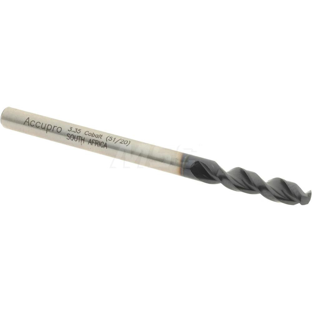 Accupro 1630335A-AC Screw Machine Length Drill Bit 0.1319" Dia, 130 ° Point, Cobalt