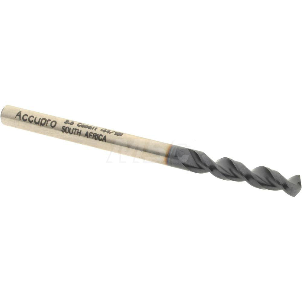 Accupro 1630350A-AC Screw Machine Length Drill Bit 0.1378" Dia, 130 ° Point, Cobalt