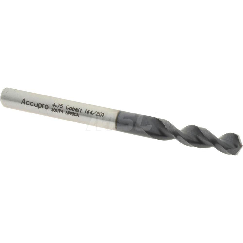 Accupro 1630475A-AC Screw Machine Length Drill Bit 0.187" Dia, 130 ° Point, Cobalt