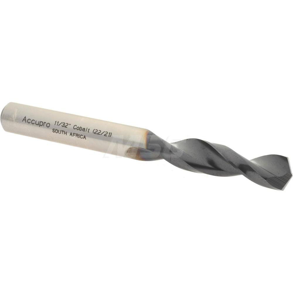 Accupro 1630873A-AC Screw Machine Length Drill Bit 11/32" Dia, 130 ° Point, Cobalt
