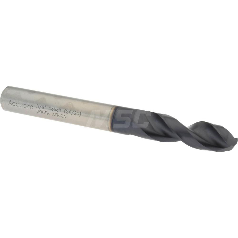Accupro 1630953A-AC Screw Machine Length Drill Bit 0.375" Dia, 130 °, Cobalt