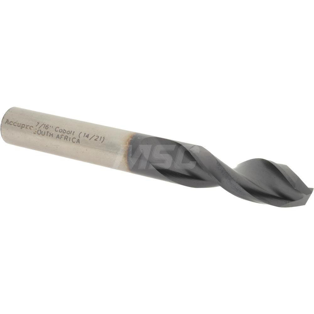 Accupro 1631111A-AC Screw Machine Length Drill Bit 0.4375" Dia, 130 °, Cobalt