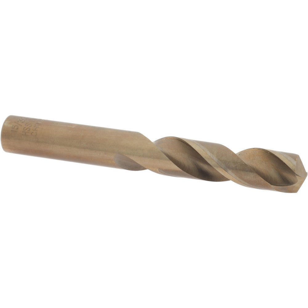 Value Collection 01370303 Screw Machine Length Drill Bit 15/32" Dia, 135 deg Point, Cobalt