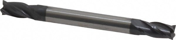 Kyocera SGS Precision Tools 31180 Square End Mill 3/16" Dia, 3/8" LOC, 4 Flute, Solid Carbide