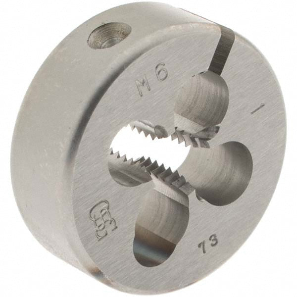 OSG 46079 Round Die M6x1, 25 mm OD, High Speed Steel
